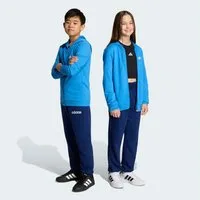 adidas Sportswear Trainingsanzug ESSENTIALS KINDER (2-tlg), zweiteilig, aus Baumwolle und Polyester, weiches French Terry