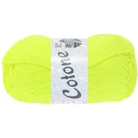 LANA GROSSA COTONE NEON Häkelwolle, 125 m (Baumwollgarn in sechs Neon-Farben), 50 g