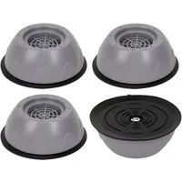 OSTWOLKE Vibrationsdämpfer Waschmaschine Füße Pad Fußpolster Schwingungsdämpfer Universal, (4-St), Rutschfest Anti Vibration ideal für Waschmaschine,Trockner,Kühlschrank