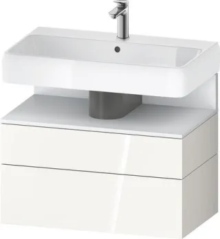 Duravit Qatego Waschtischunterbau wandhängend Weiß Hochglanz 790x470x590 mm - QA4394018220010 QA4394018220010