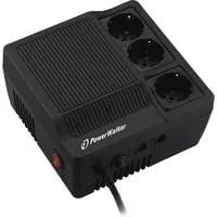Spannungsregler PowerWalker AVR 600 schwarz, Überspannungsschutz, Schalter