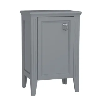 VitrA Valarte Halbhochschrank Breite 54 cm Höhe 83 cm 1 Tür Türanschlag links Grau Matt,62247 62247