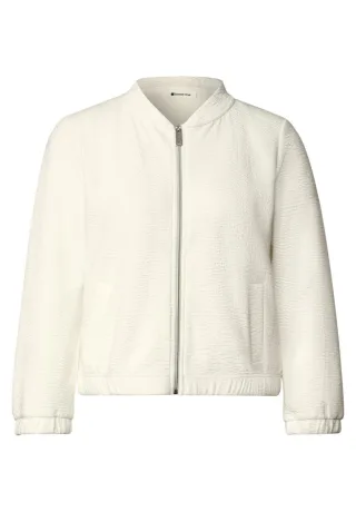 Street One - Jacke mit Struktur weiß - Gr. - 34