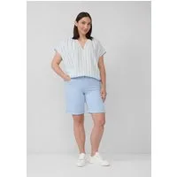 s.Oliver Jeansshorts Jeans-Hose Bermuda Jeans / Straight Fit / Mid Rise / Straight Leg