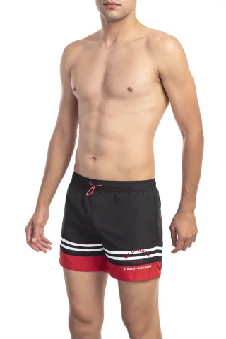 Karl Lagerfeld Badeshorts Golf Herren Schwarz