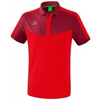 Erima Poloshirt Squad (100% Polyester) bordeaux/rot Herren