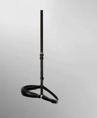 Hannov. Reithalfter "dunkelbraun/silber"
