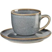 ASA SELECTION Espressotasse SAISONS Espressotasse mit Untertasse denim 0,09 l, Steinzeug, Geschirr