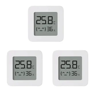 3Pcs Xiaomi Mijia Smart LCD Screen Digital Thermometer 2 bluetooth Temperature Humidity Sensor Moisture Meter Mijia App