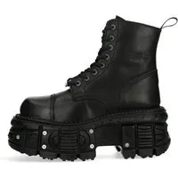 NEW ROCK M-TANK083-C1 Ankleboots Goth & Punk Statement aus Rindsleder