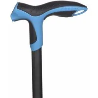 Antar Medizin GmbH Gehstock Antar Soft Step Gehstock blau höhenverstellbar Aluminium