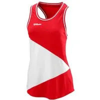 Wilson Tanktop Tennis-Tank Team II rot/weiss Damen