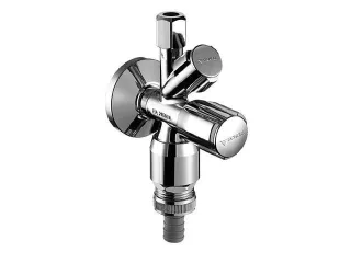 Schell Kombinations Eckventil COMFORT mit RV mit RB mit ASAG 3/8" chrom 035480699