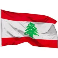 PHENO FLAGS Flagge Libanon Flagge 90 x 150 cm - Libanesische Fahne (Hissflagge für Fahnenmast), Inkl. 2 Messing Ösen