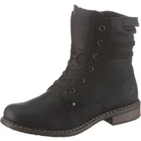 Rieker Schnürboots, Stiefelette, Blockabsatz, mit dezenter Schnürung