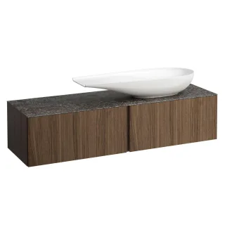 LAUFEN Waschtischunterschrank und Waschtischplatte ALESSI 500x1600x370 H4323430976301