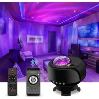 Sunicol LED-Sternenhimmel Projektor Lichter, wechselnde Nebel,Timing,für Party Home Deco, RGB, Sprachsteuerung, Bluetooth