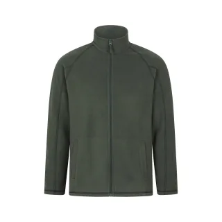 Mountain Warehouse - "Ashbourne" Fleecejacke Durchgehender Reißverschluss für Herren (Khakigrün)