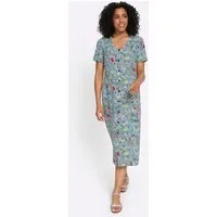 Sieh an! Etuikleid Viskose-Kleid Kurzarm