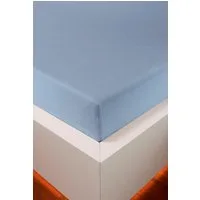 bellana Spannbettlaken bellana Aqua mit Elasthan, 160 g/m², Jersey-Elasthan, Gummizug: rundum, (1 Stück), Spannbetttuch für Matratzen bis 35cm Höhe, bügelfrei, faltenfrei