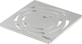 Viega Rost 4928.3 in 100x100mm Edelstahl matt-vernickelt 492304