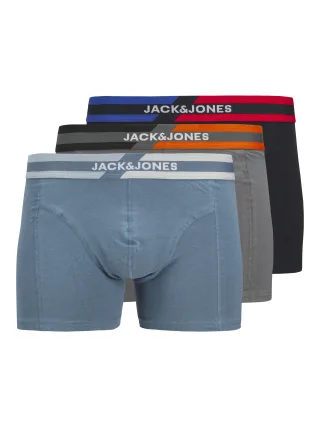 JACK&JONES - JACSTEVE SOLID TRUNKS 3 PACK JNR SN oceanview - Gr. - 176