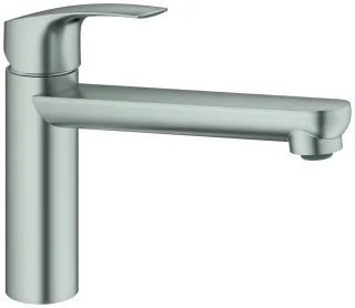 GROHE Küchenarmatur Eurosmart 30463 mittelhoher Auslauf supersteel, 30463DC0 30463DC0