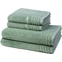 Vossen Handtuch Set Vienna Style Supersoft, Frottee (Spar-Set, 4-St), 2 X Handtuch 2 X Duschtuch im Set - Baumwolle - Saugstark