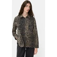 camel active Langarmbluse mit Leo-Muster Langarm Animal Print