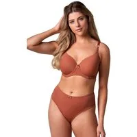 After Eden D-cup & up Slip FARO mit Schleife und Glitzerstein, mit Spitze, feminin, elastisch, eng