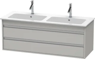 Duravit Ketho Waschtischunterbau wandhängend Betongrau Matt 1270x475x480 mm - KT643200707 KT643200707