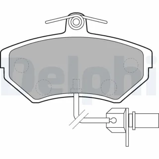 Delphi Bremsbel?ge vorne Audi A4 Seat Exeo VW Passat