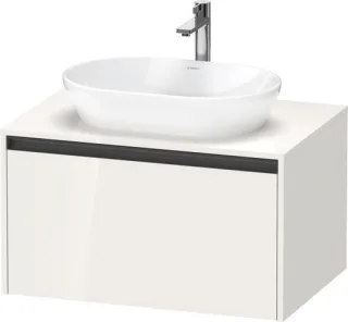 Duravit Ketho.2 Konsolenwaschtischunterbau wandhängend Weiß Hochglanz 800x550x459 mm - K248850222200 K24885022220000