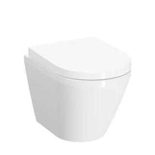 VitrA Integra Wand-Tiefspül-WC 7040B003-0075 35,5x49,5cm, 3/6 l, ohne Spülrand, ohne Bidetfunktion, weiß