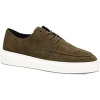 Engbers Herren Sneaker aus Velours-Leder, Khaki Sneaker