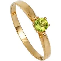 JOBO Goldring, 585 Gold mit Peridot
