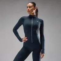 MP Damen Tempo Ultra Seamless Zip-Jacke – Deep Midnight - M