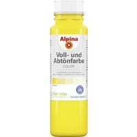 Alpina Vollton- und Abtönfarbe Alpina Color Abtönfarbe sunny yellow seidenmatt