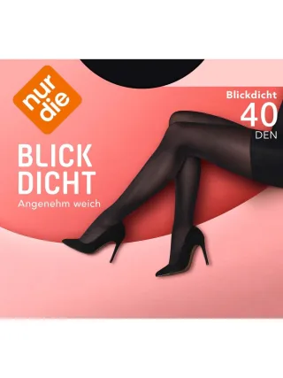 NUR DIE Damen Strumpfhose Blickdicht 40 DEN