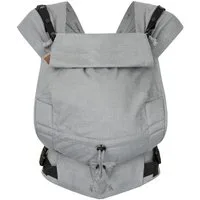 Hoppediz Babytrage Primeo, ab Geburt (2,5 kg) Bauchtrage & Rückentrage aus 100 % Bio-Baumwolle