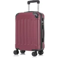 YONSLY Hartschalen-Trolley Hartschalen-Koffer Trolley 360° Rollen, robuster Reisekoffer, 4 Rollen, mit Zahlenschloss, für Business und Urlaub 46/55/66/76 cm