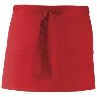 Premier Ladies/Womens Colours 3 Pocket Schürze (2er Pack) (Rot)