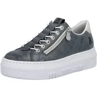 Rieker Plateausneaker Sneaker, Slip-On Sneaker, Slipper mit Schaftrandpolster