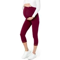 Be Mammy Umstandsleggings 3/4 Capri Umstandhose BE20-161 (1-tlg) aus Viskose