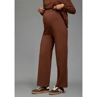 Neun Monate Umstandshose Strickhose für Schwangerschaft und Stillzeit Umstands-Strickhose mit extra weitem Bund