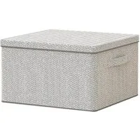 Agger Aufbewahrungsbox Faltbare Aufbewahrungsbox mit Deckel, Kleiderspeicherbox, große Aufbewahrungsbox, Kleiderschrank-Aufbewahrungsbox