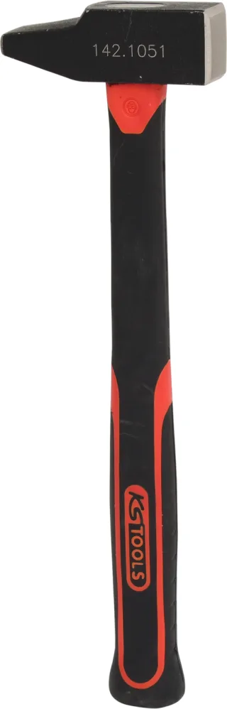 KS Tools Schlosserhammer, Fiberglasstiel, französische Form - 142.1051