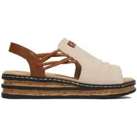 Rieker Rieker Damen-Sandalen Beige, Braun 62962-60 Sandale