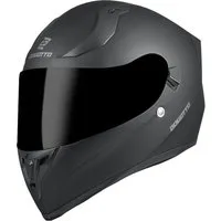 Bogotto Motorradhelm H128 Solid Helm, integriertes Kommunikationssystem,geeignet für Brillenträger,hera
