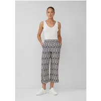 s.Oliver Culotte Hose Culotte aus Viskose mit All-over-Print